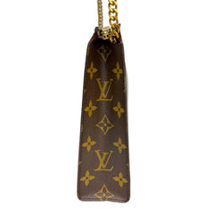 LOUIS VUITTON Monogram Poche 26 with Insert and Chain Louis Vuitton
