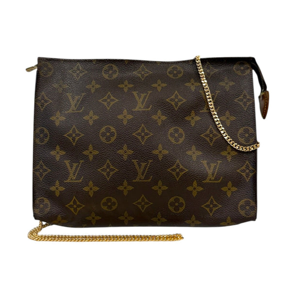 LOUIS VUITTON Monogram Poche 26 with Insert and Chain Louis Vuitton