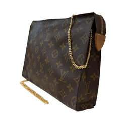 LOUIS VUITTON Monogram Poche 26 with Insert and Chain Louis Vuitton