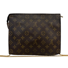 LOUIS VUITTON Monogram Poche 26 with Insert and Chain Louis Vuitton