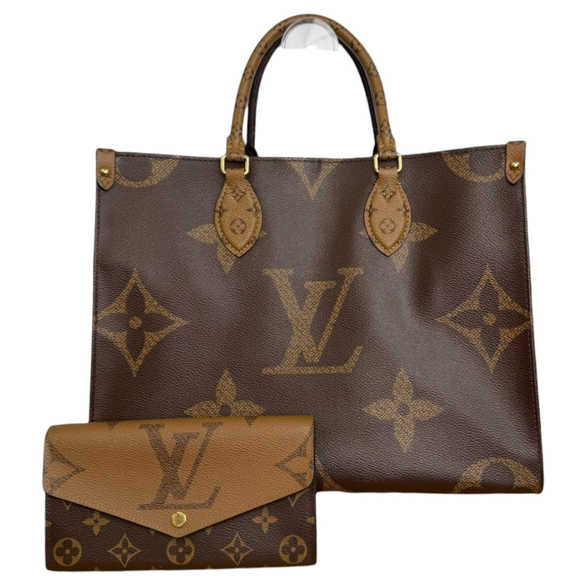 LOUIS VUITTON OnTheGo MM Tote & Wallet Set Louis Vuitton