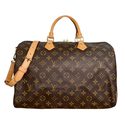 LOUIS VUITTON Monogram Speedy Bandouliere 35 with Strap Louis Vuitton