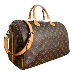 LOUIS VUITTON Monogram Speedy Bandouliere 35 with Strap Louis Vuitton