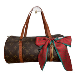 LOUIS VUITTON Monogram Coated Canvas Papillon 30 Louis Vuitton
