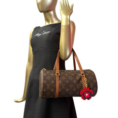 LOUIS VUITTON Monogram Coated Canvas Papillon 30 Louis Vuitton
