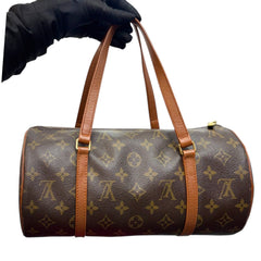 LOUIS VUITTON Monogram Coated Canvas Papillon 30 Louis Vuitton