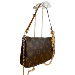LOUIS VUITTON Monogram Coated Canvas Pochette Accessoires Louis Vuitton