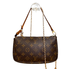 LOUIS VUITTON Monogram Coated Canvas Pochette Accessoires Louis Vuitton