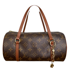 LOUIS VUITTON Monogram Coated Canvas Papillon 25 Louis Vuitton