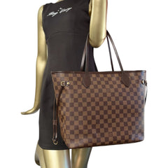 LOUIS VUITTON Damier Ebene Neverfull MM Tote Bag Louis Vuitton