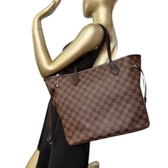 LOUIS VUITTON Damier Ebene Neverfull MM Tote Bag Louis Vuitton