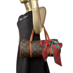 LOUIS VUITTON Monogram Coated Canvas Papillon 30 Louis Vuitton