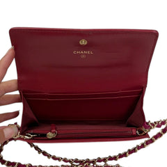 CHANEL 19 Black Goatskin Large Quilt Medium Flap Wallet (Copy) Chanel