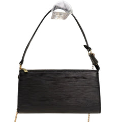 LOUIS VUITTON Black Epi Leather Pochette Accessoires Louis Vuitton