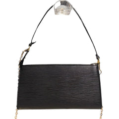 LOUIS VUITTON Black Epi Leather Pochette Accessoires Louis Vuitton