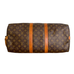 LOUIS VUITTON Monogram Bandouliere Keepall 45 with Strap Louis Vuitton