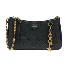 LOUIS VUITTON Black Empreinte Easy Pouch Chain Shoulder Bag Louis Vuitton