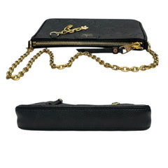 LOUIS VUITTON Black Empreinte Easy Pouch Chain Shoulder Bag Louis Vuitton