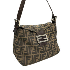 FENDI Zucca Canvas Mama Baguette Shoulder Bag Fendi