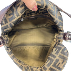 FENDI Zucca Canvas Mama Baguette Shoulder Bag Fendi