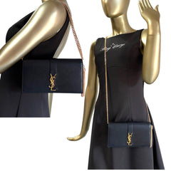 SAINT LAURENT Mary Kate YSL Clutch with Chain and Tassel Saint Laurent