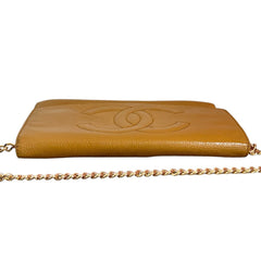 CHANEL Beige Caviar Timeless Clutch Chanel