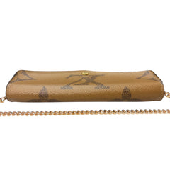 LOUIS VUITTON Reverse Monogram Sarah Wallet with added Chain Louis Vuitton