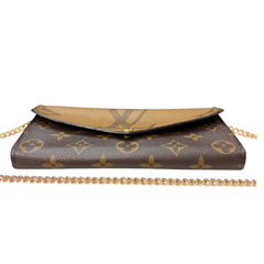 LOUIS VUITTON Reverse Monogram Sarah Wallet with added Chain Louis Vuitton