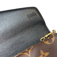 LOUIS VUITTON Reverse Monogram Sarah Wallet with added Chain Louis Vuitton