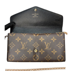 LOUIS VUITTON Reverse Monogram Sarah Wallet with added Chain Louis Vuitton