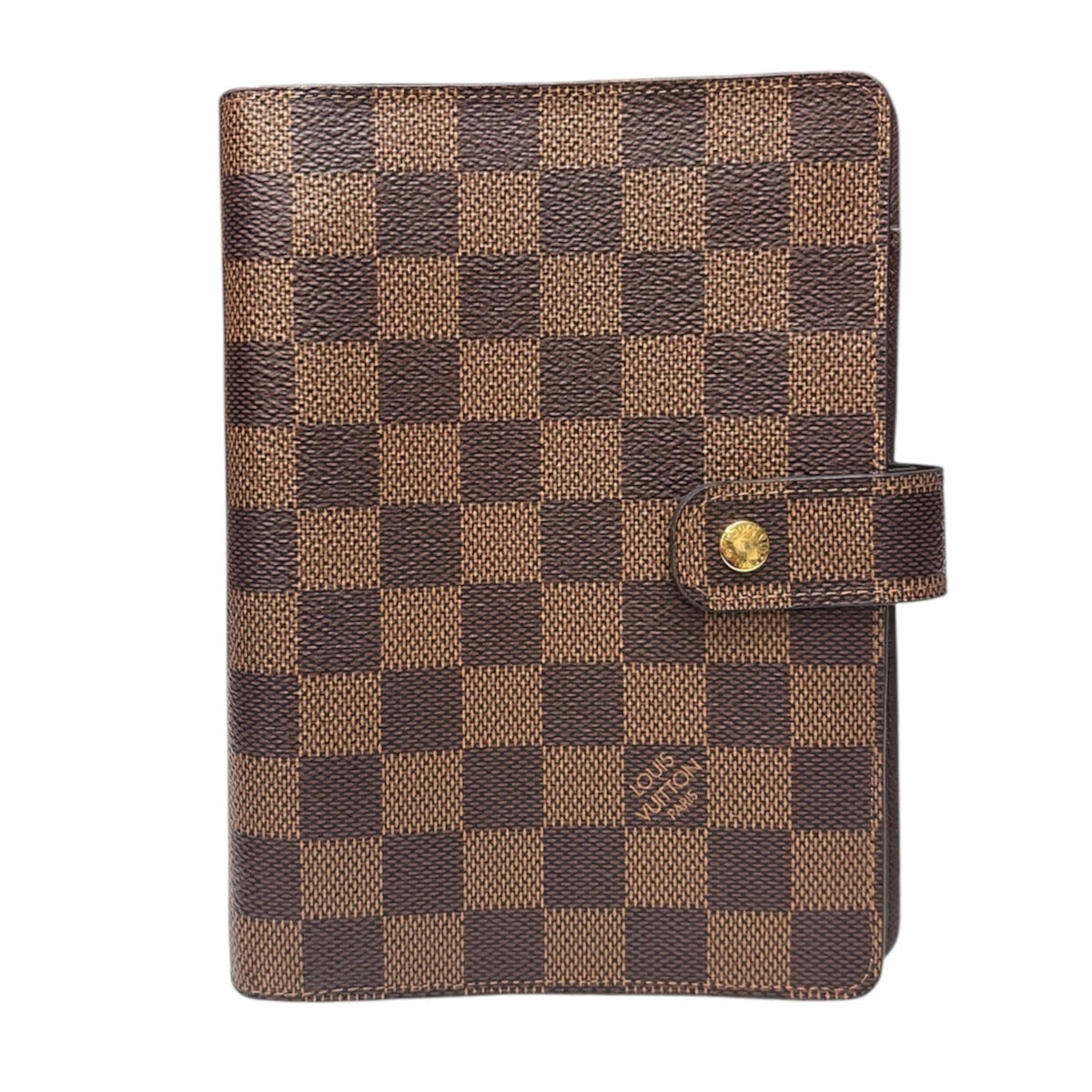 LOUIS VUITTON Damier Ebene MM Agenda Cover Louis Vuitton