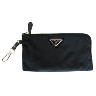 PRADA Black Tessuto Nylon Pouch Prada