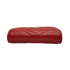 GUCCI GG Marmont Compact Wallet with Unbranded Adjustable Chain Gucci