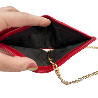 GUCCI GG Marmont Compact Wallet with Unbranded Adjustable Chain Gucci