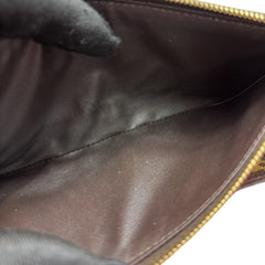 LOUIS VUITTON Flower Monogram Emilie Wallet with Chain Louis Vuitton
