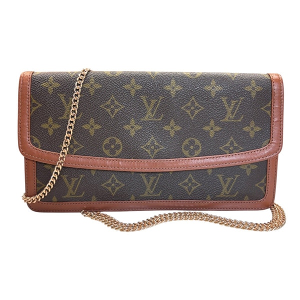 LOUIS VUITTON Monogram Dame PM with Chain Louis Vuitton