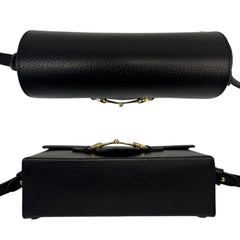 GUCCI Black Calfskin Horsebit 1955 Shoulder Bag Gucci