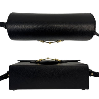 GUCCI Black Calfskin Horsebit 1955 Shoulder Bag Gucci