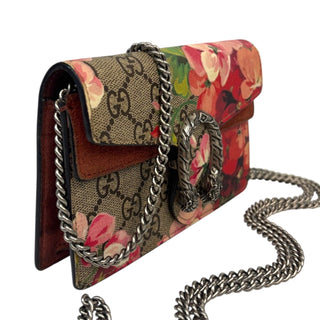 GUCCI GG Supreme Blooms Coated Canvas Super Mini Dionysus Chain Bag Gucci