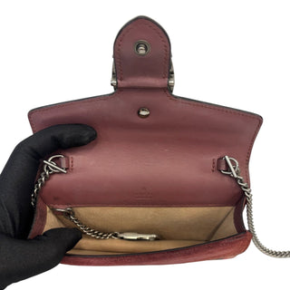 GUCCI GG Supreme Blooms Coated Canvas Super Mini Dionysus Chain Bag Gucci