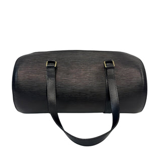LOUIS VUITTON Black Epi Leather Soufflot Bag Louis Vuitton