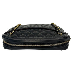CHANEL Black Lambskin Camera Bag Chanel