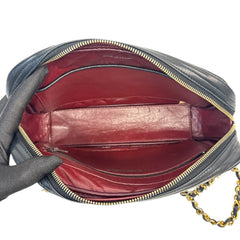 CHANEL Black Lambskin Camera Bag Chanel