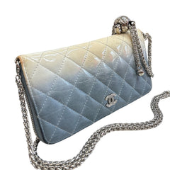 CHANEL Ombre Leather Zip Wallet Chanel