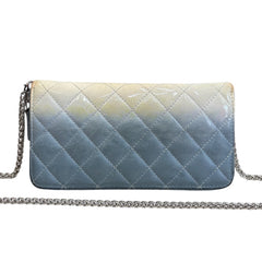 CHANEL Ombre Leather Zip Wallet Chanel