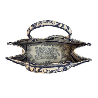 CHRISTIAN DIOR Navy Oblique Medium Book Tote Dior