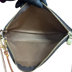 LOUIS VUITTON Monogram Coated Canvas Pochette Accessoires Louis Vuitton