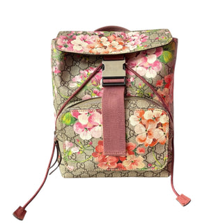 Gucci GG Supreme Monogram Blooms Small Backpack Chanel