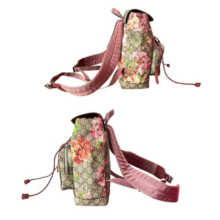 Gucci GG Supreme Monogram Blooms Small Backpack Chanel