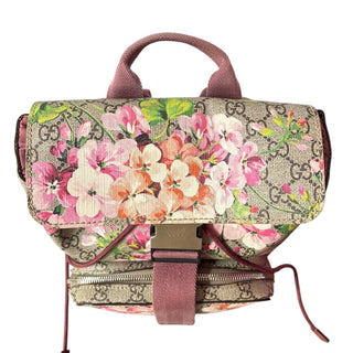 Gucci GG Supreme Monogram Blooms Small Backpack Chanel